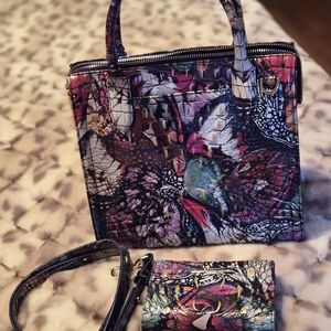 Multicolor Patterned Women's Bag Set